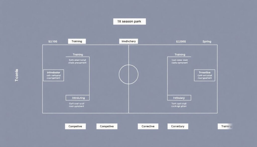 Внутренний режим сборов: пример календаря команды на сезон - иллюстрация