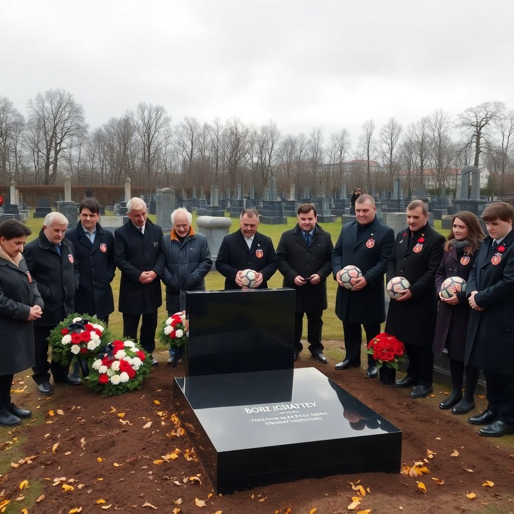 Борис Игнатьев, бывший главный тренер сборной России, похоронен на Троекуровском кладбище