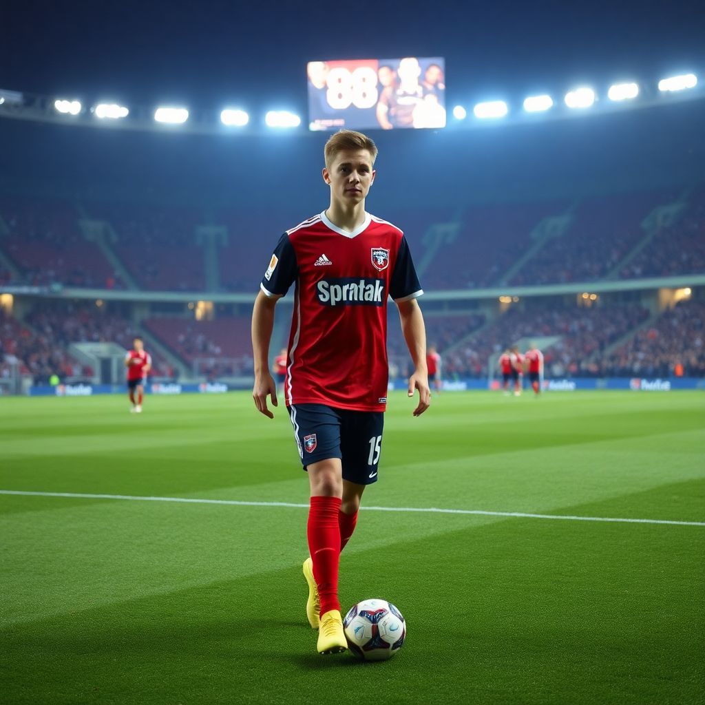 16-летний Павел Полех: как школьник дебютировал за Спартак в РПЛ