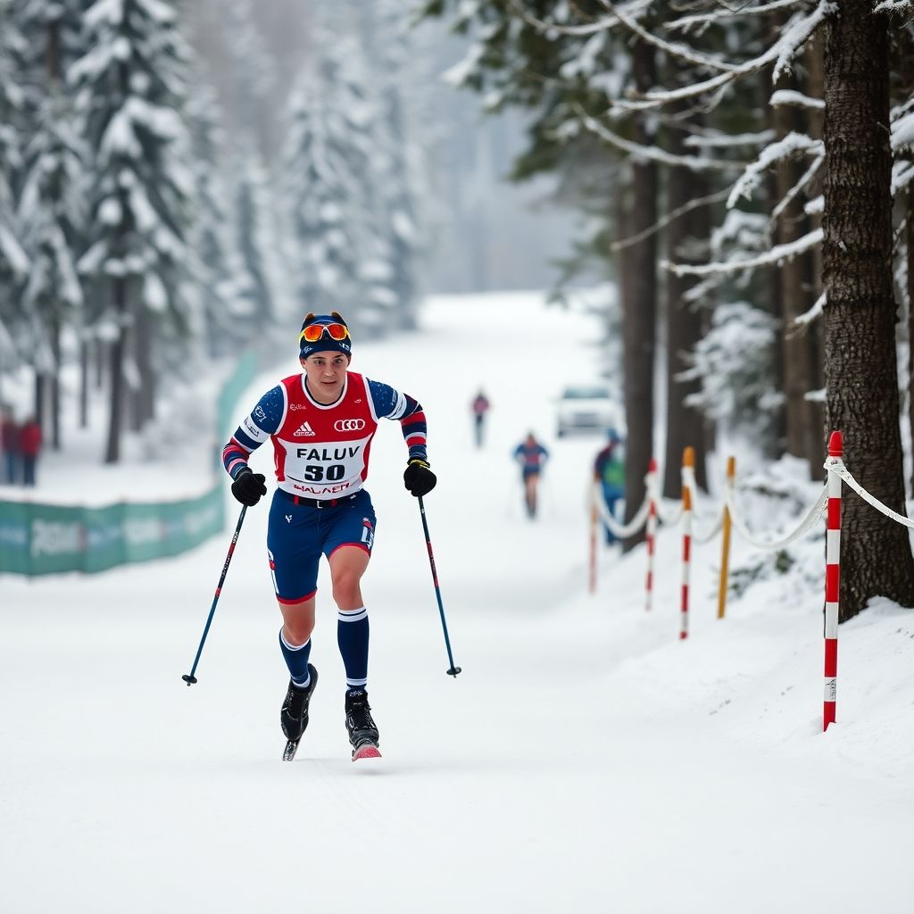 Коростелев в шаге от пьедестала: 4-е место в скиатлоне Кубка мира Фалун