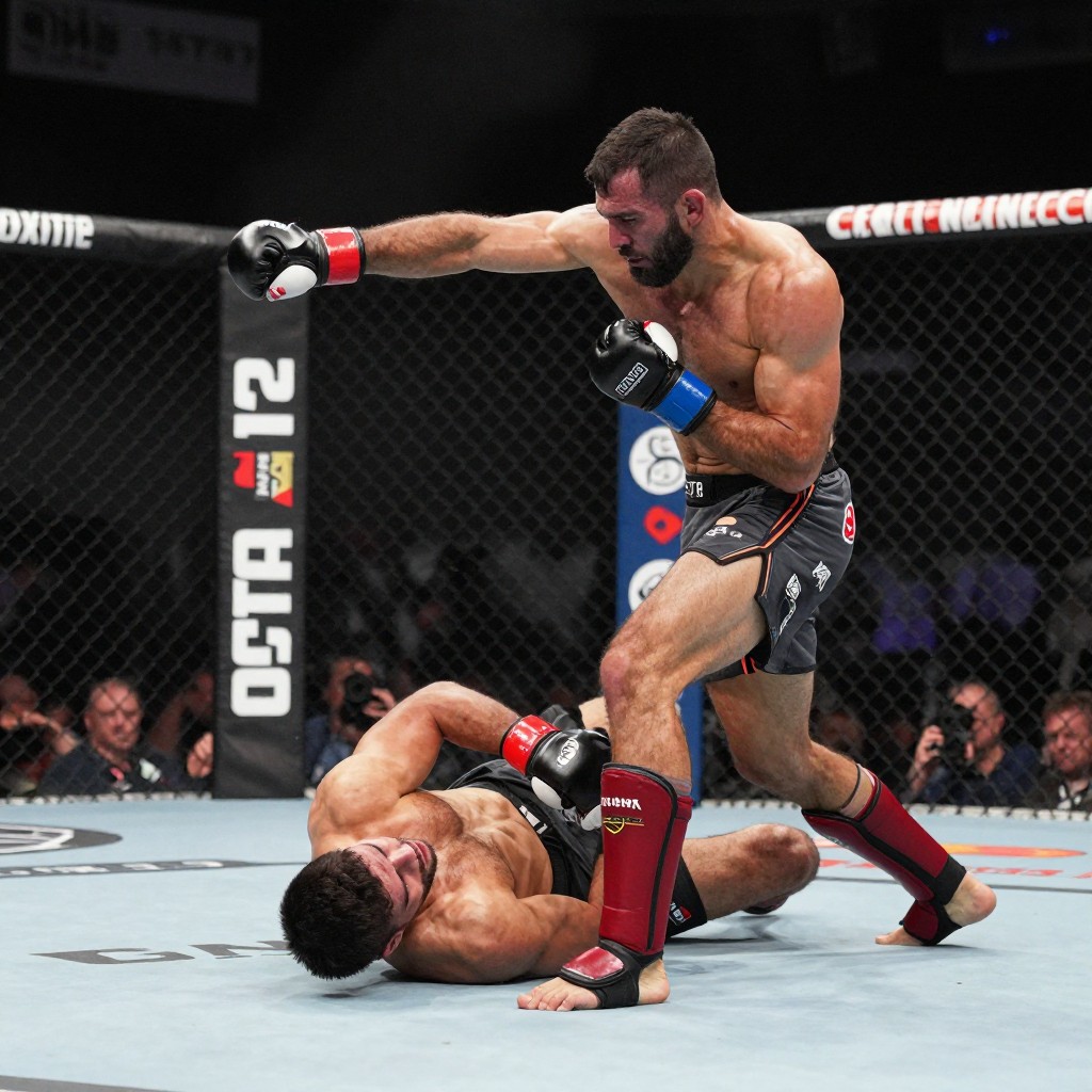 Пуляев получил перелом челюсти после нокаута от Пинаса на Ufc 332